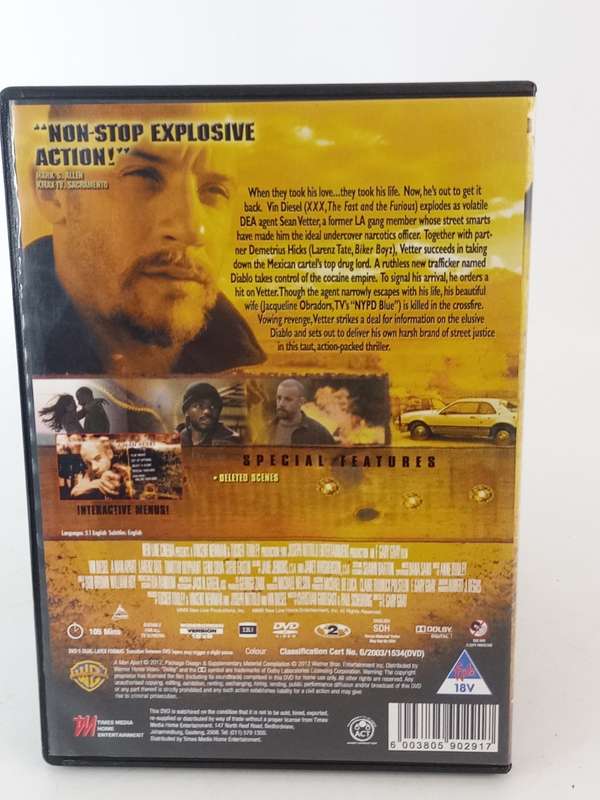 A Man Apart DVD - Vin Diesel