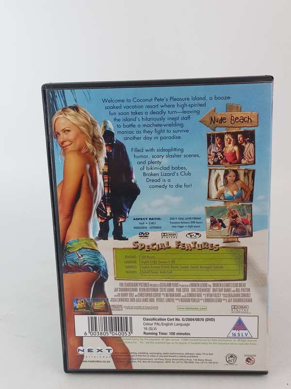 Club Dread DVD