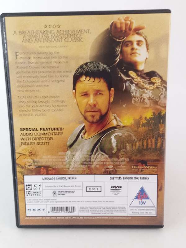 Gladiator DVD - Russell Crowe