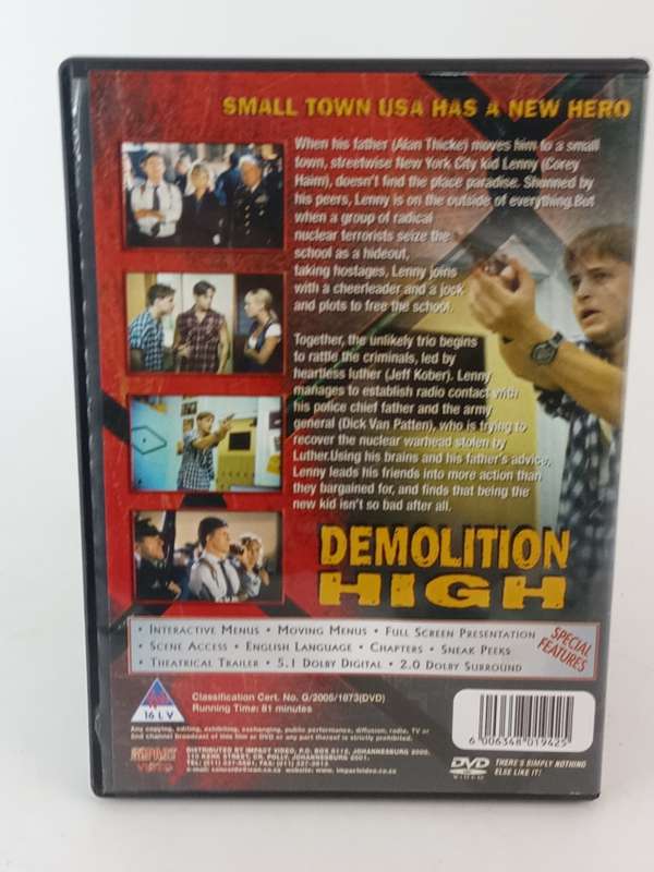 Demolition High DVD