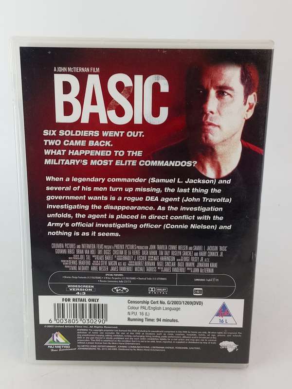 Basic DVD - John Travolta