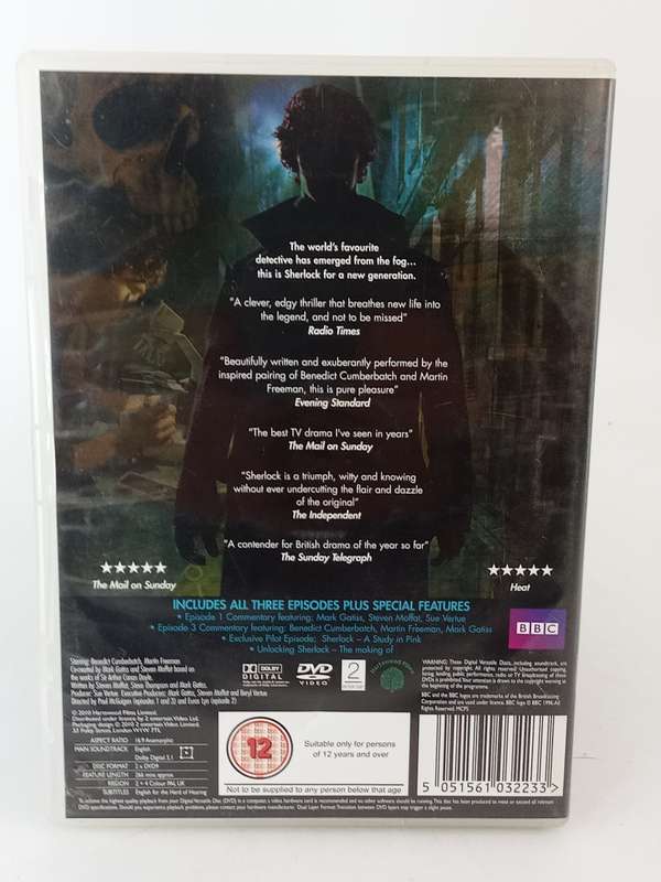 Sherlock -  DVDs - Benedict Cumberbatch & Martin Freeman