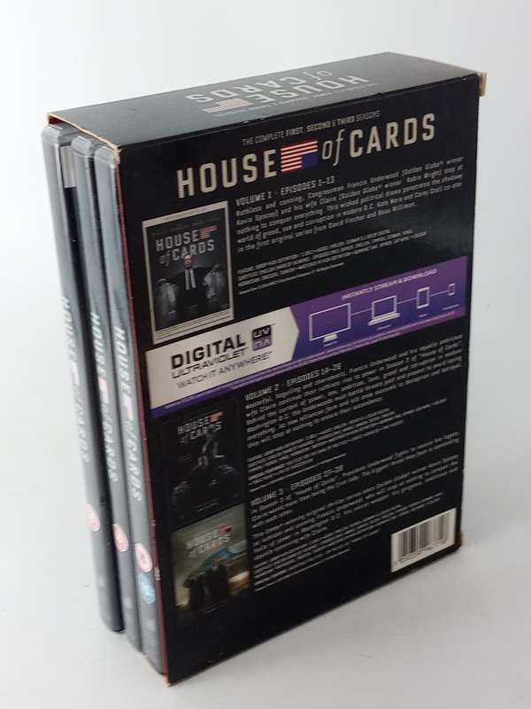House of Cards - The Complete First, Second & Third Seasons - 12 disc set