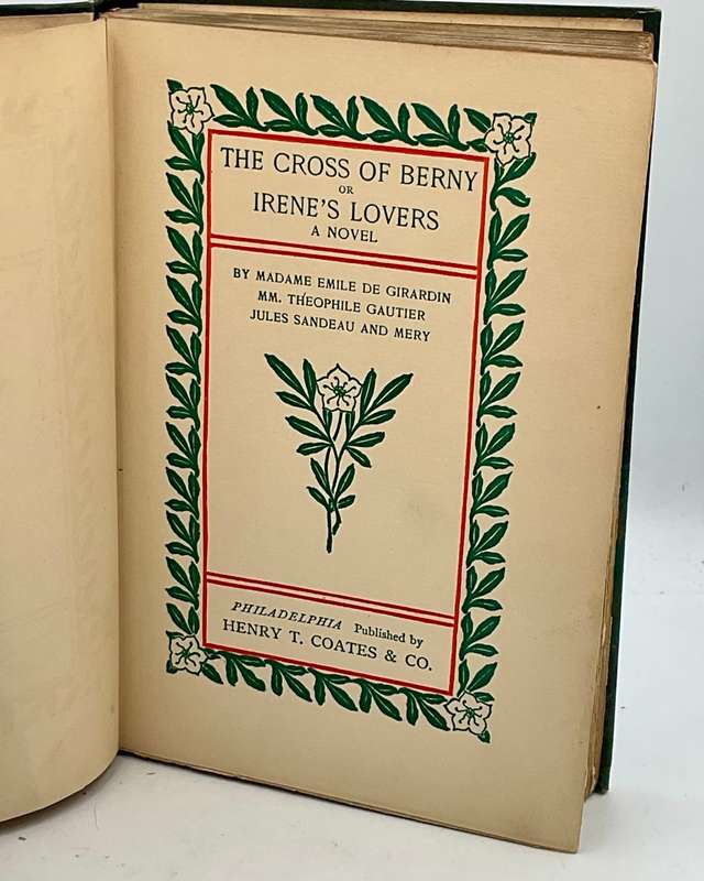 The Cross of Berny or Irene's lovers by Girardin, Emile De... 1873