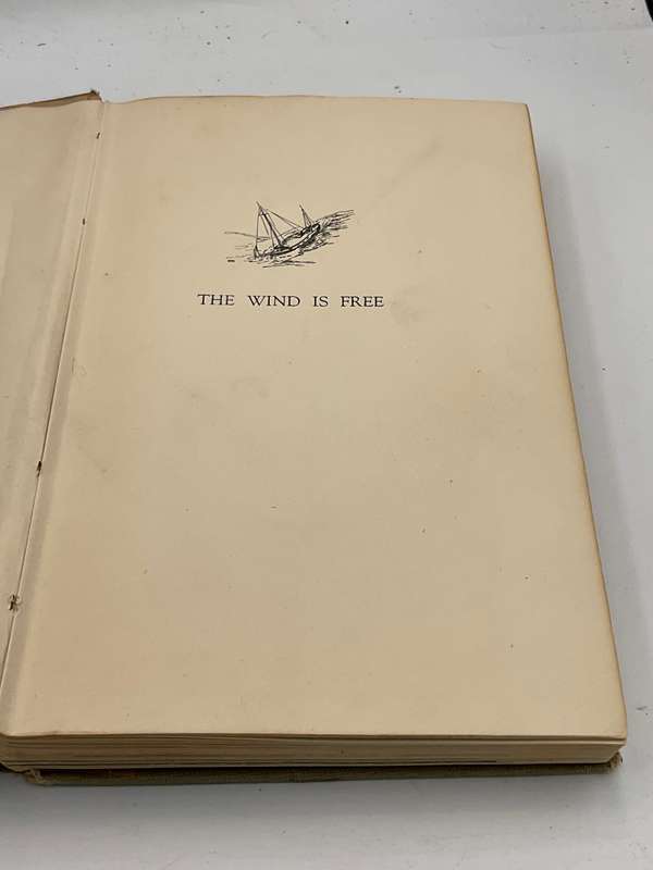 The Wind is Free - Frank Wightman | Reading copy of a scarce sailing memoir