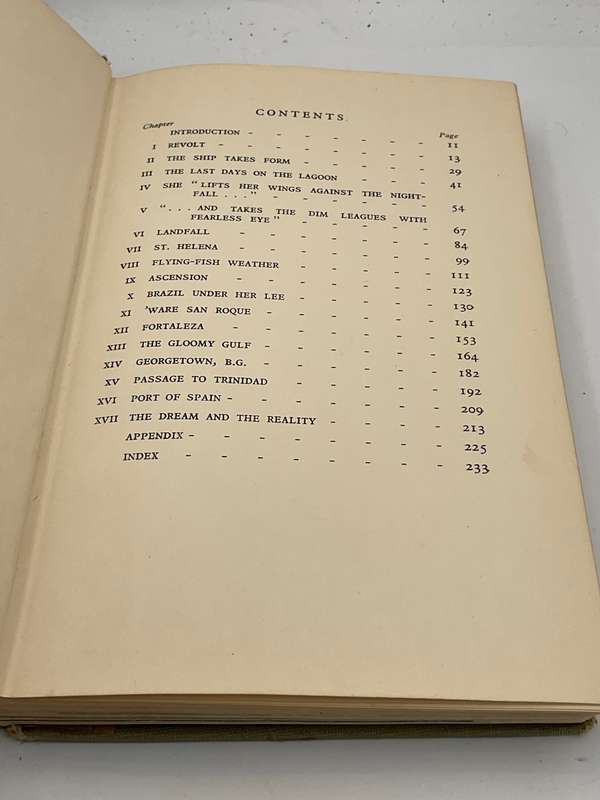 The Wind is Free - Frank Wightman | Reading copy of a scarce sailing memoir