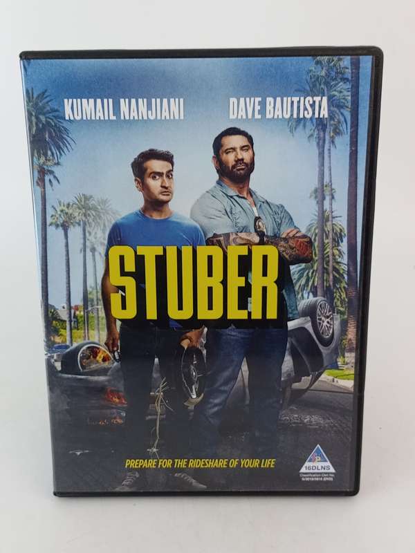 Stuber DVD - Kumail Nanjiani & Dave Bautista