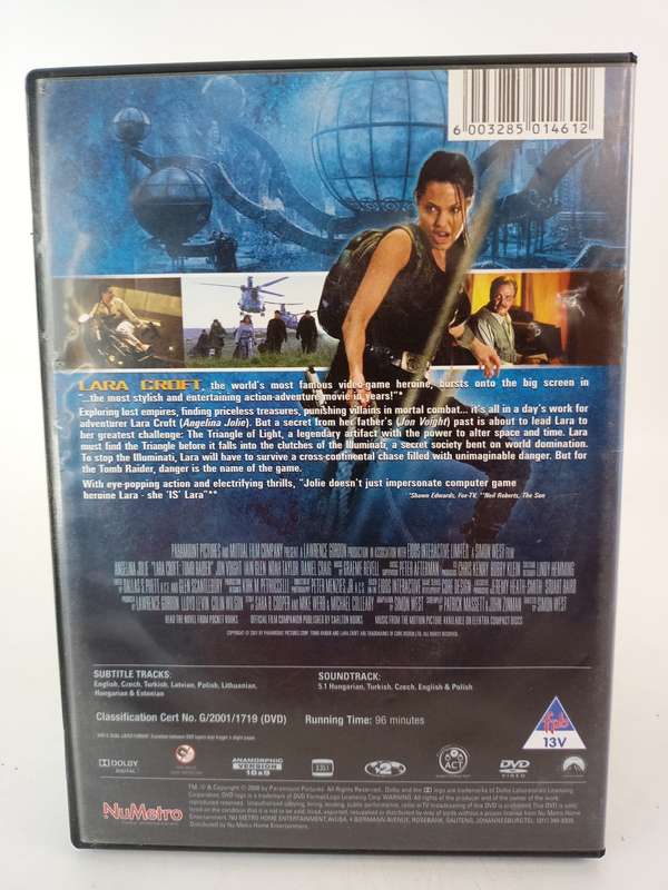 Lara Croft Tomb Raider DVD - Angelina Jolie