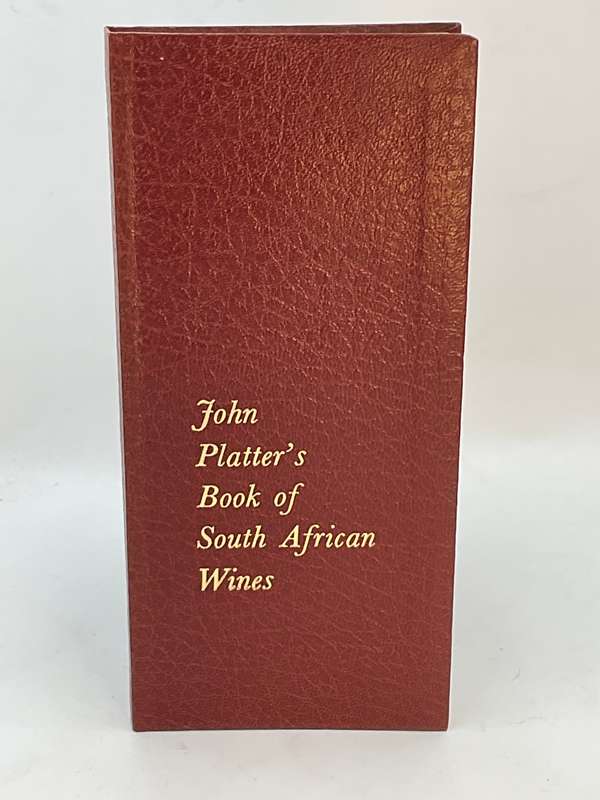 John Platter's Book of South African Wines 1980 | Scarce First Book of the Series
