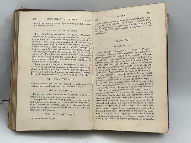 Lessons in Elementary Chemistry by Sir Henry E. Roscoe 1900