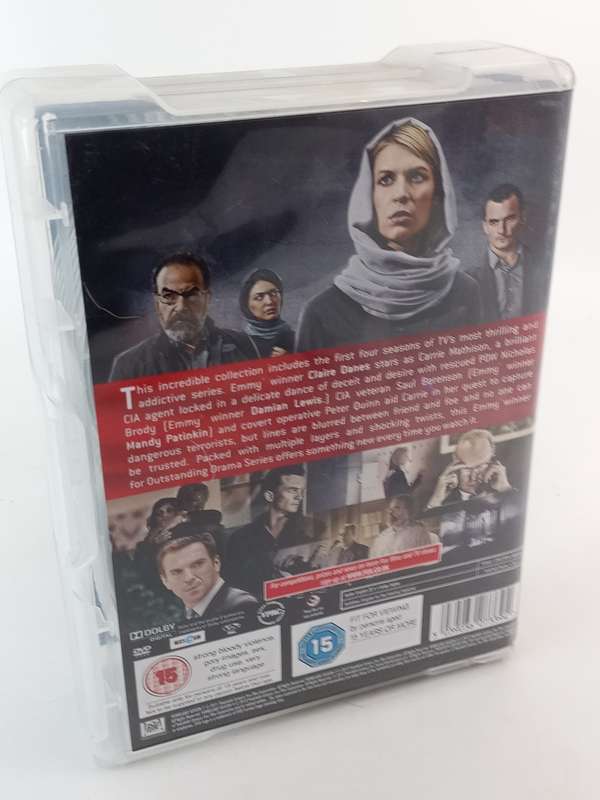 Homeland - Seasons 1 - 4 DVDs
