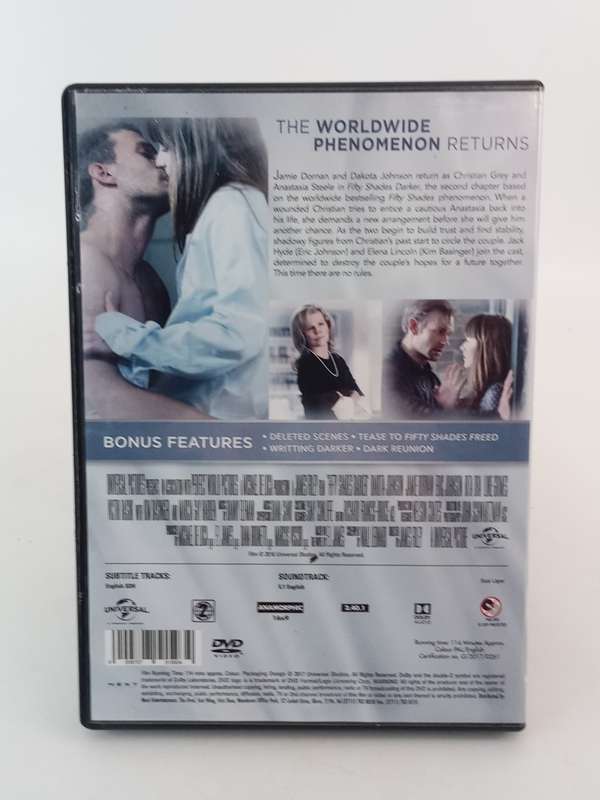 Fifty Shades Darker DVD
