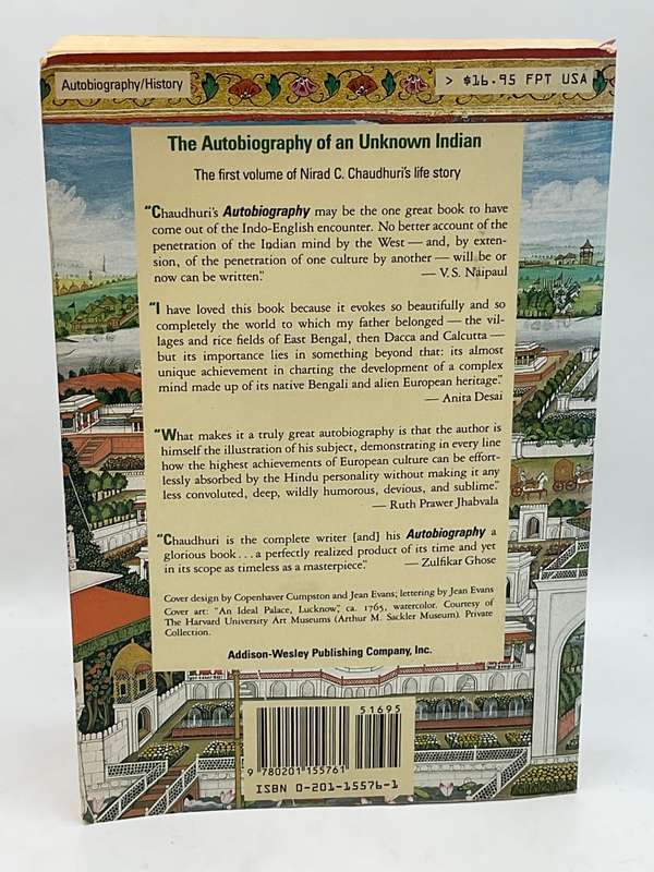 The Autobiography of an Unknown Indian by Nira C. Chaudhuri