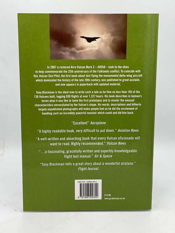 Vulcan Test Pilot: My Experiences in the Cockpit of a Cold War Icon by Tony Blackman | Signed