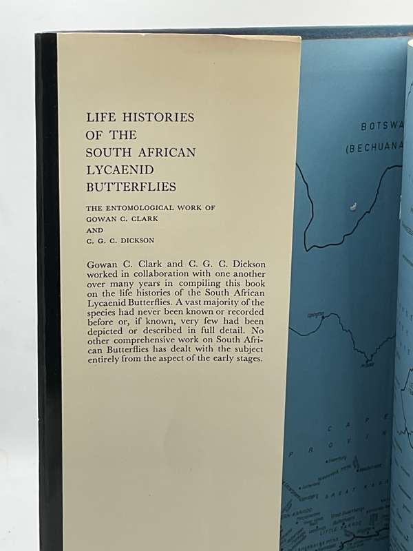 Life Histories of the South African Lycaenid Butterflies - Gowan C Clark & CGC Dickson