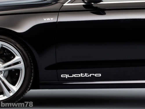 Audi decals
