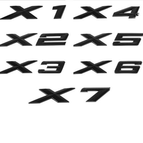 BMW X model labels
