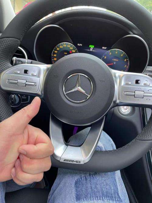 AMG mini steering badge