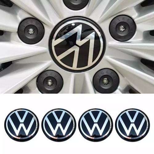 VW center caps - New Font Style 65mm **NOT FOR POLO MODELS**