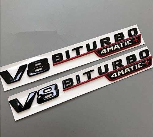 AMG V8 Biturbo 4matic emblems