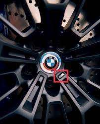 BMW M rim stickers