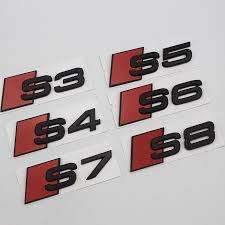 Audi assorted S badges