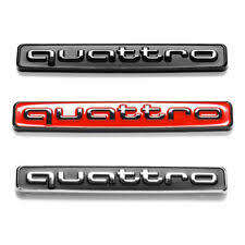 Audi Quattro badges