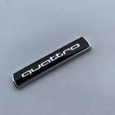 Audi Quattro badges