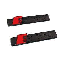 Audi S Line fender badges