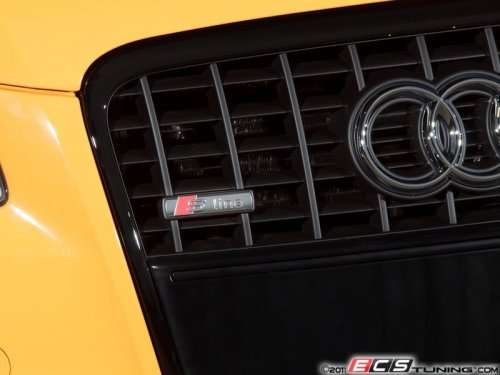 Audi S line grill badges