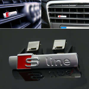 Audi S line grill badges