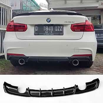 BMW F30 bilateral diffuser