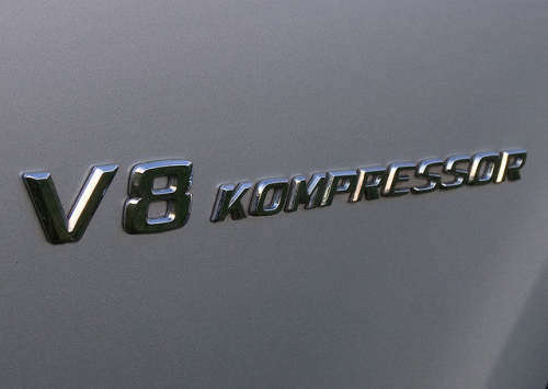 Mercedes Kompressor fender badges
