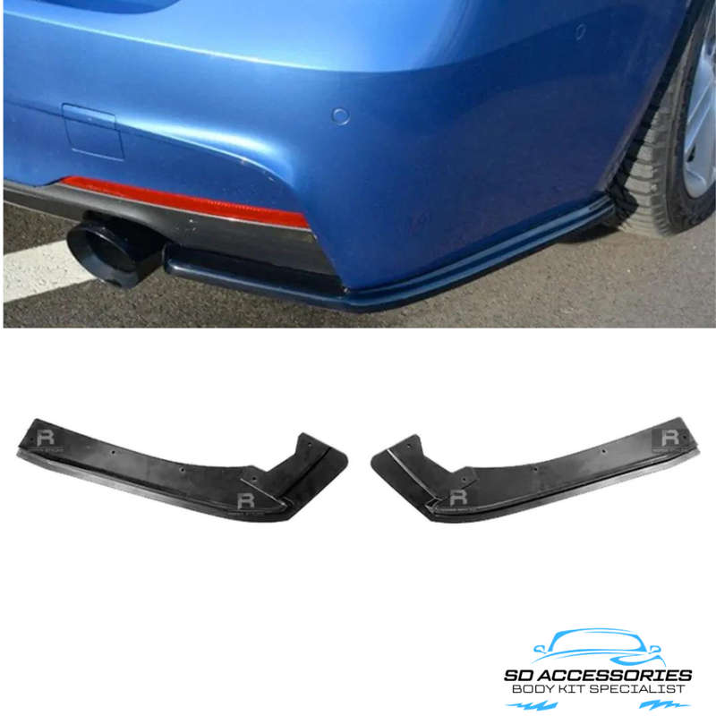 BMW F30 rear splitters