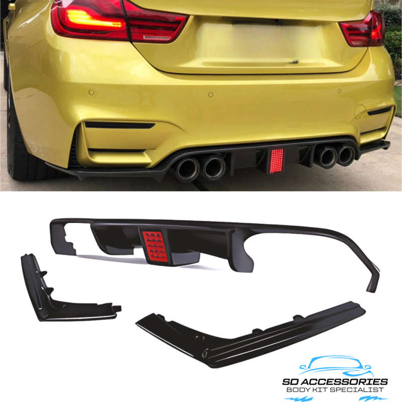 BMW F82 F1 style Diffuser with light