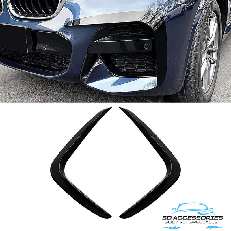 BMW G01 X3 front bumper canard