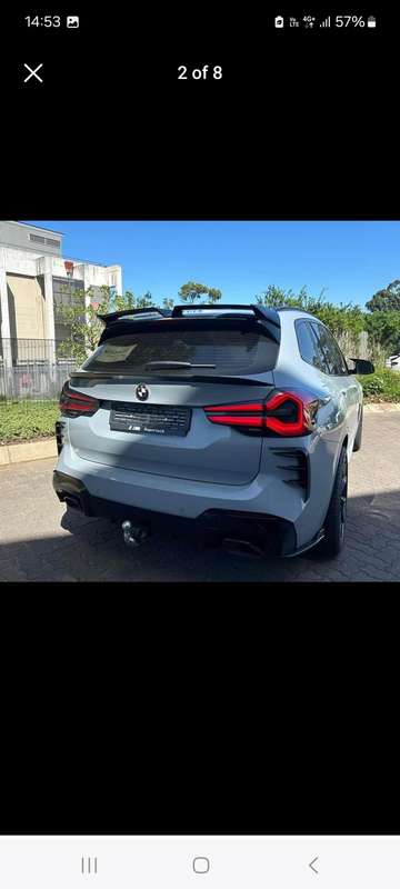 BMW G01 X3 Maxton style rear spoiler