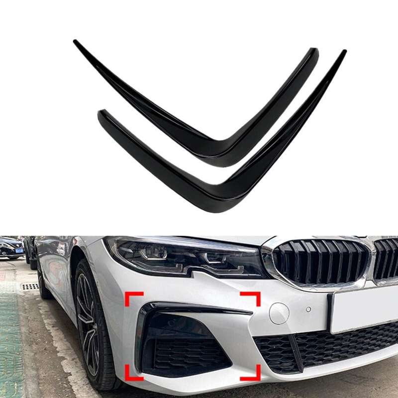 BMW G20 front bumper canards