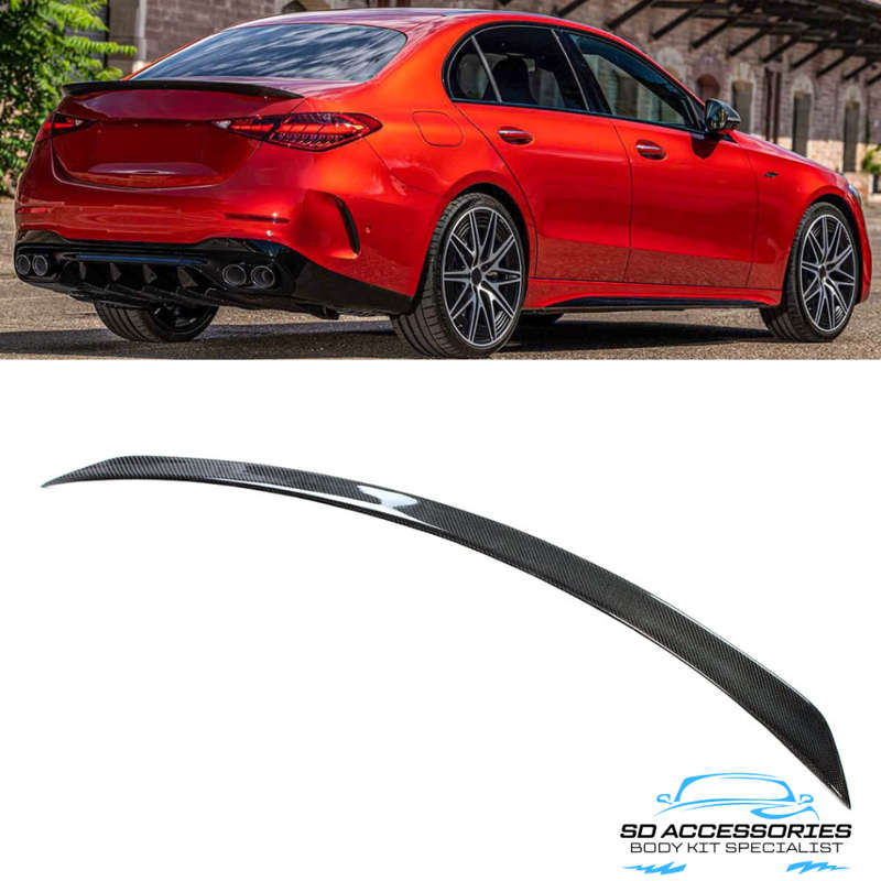 Mercedes W206 C63 style spoiler