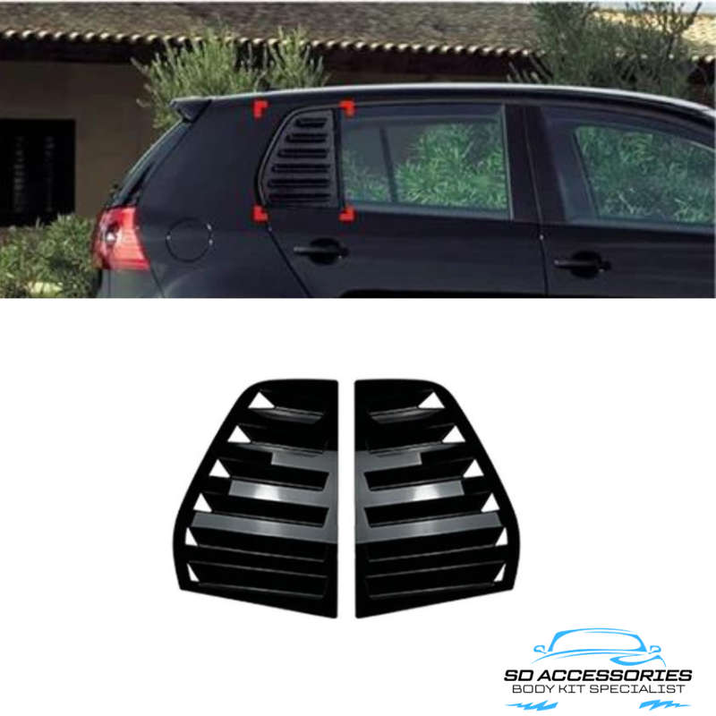 VW Golf 5 window Louvers