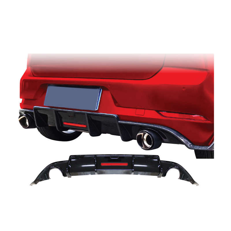VW Golf 7 F1 style diffuser