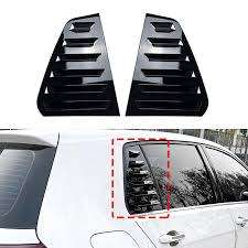 VW Golf 7 window louvers