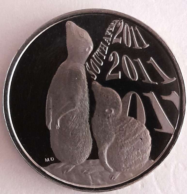 SA Mint Coin World Token 2011 UNC ENCAPSULATED