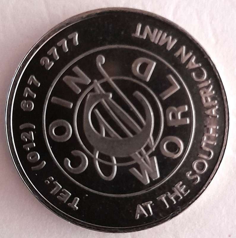 SA Mint Coin World Token 2011 UNC ENCAPSULATED