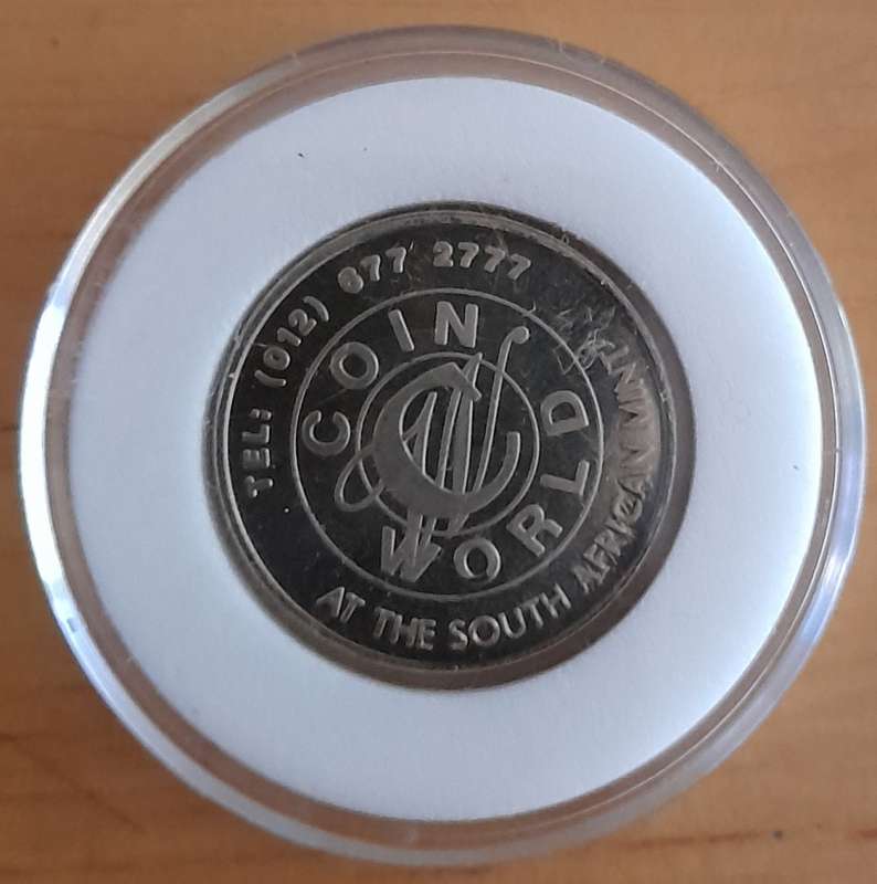 SA Mint Coin World Token 2011 UNC ENCAPSULATED