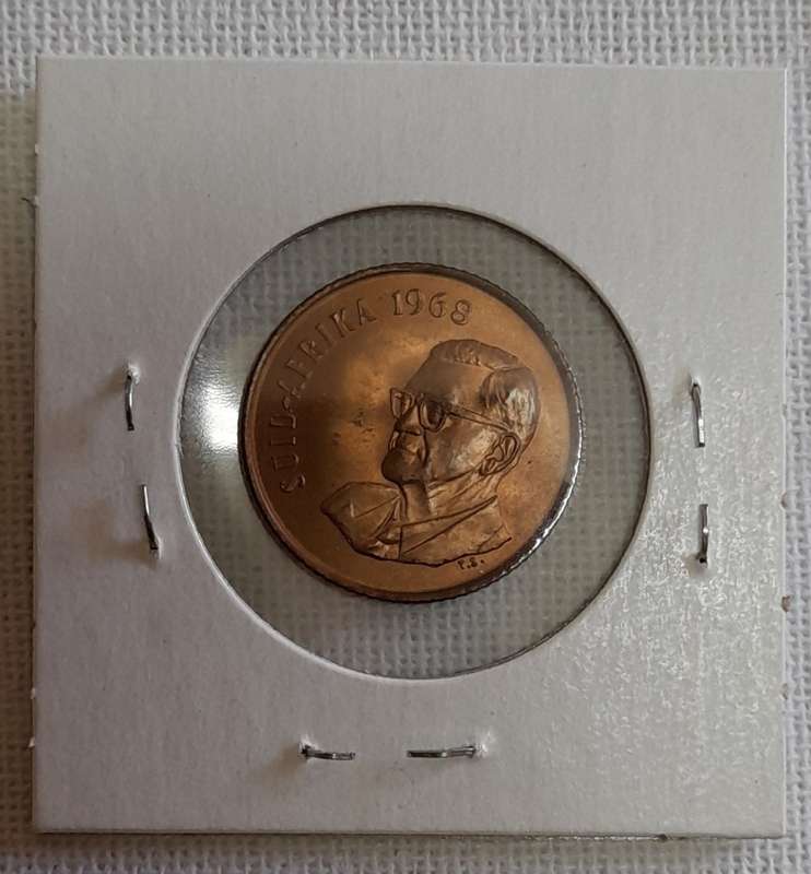 1968 PROOF  Afrikaans 2c - Commemorative issue The end of Charles Robberts Swart`s Presidency