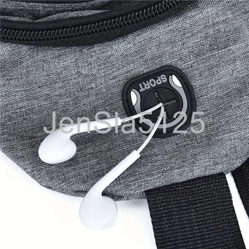 Grey Cross Body Shoulder Bag (Unisex)