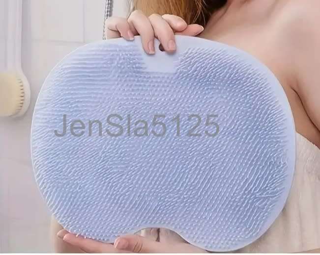 Blue Shower Foot and Back Scrubber