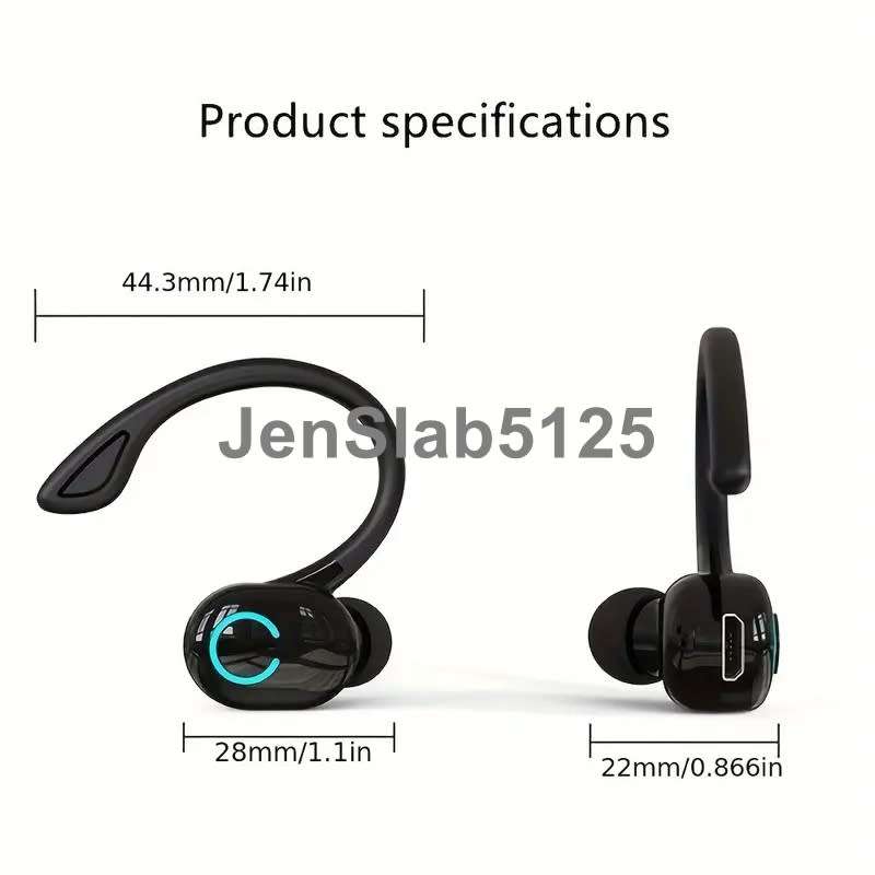 2024 TWS WIRELESS WHITE SINGLE EARBUD - HURNDOERI