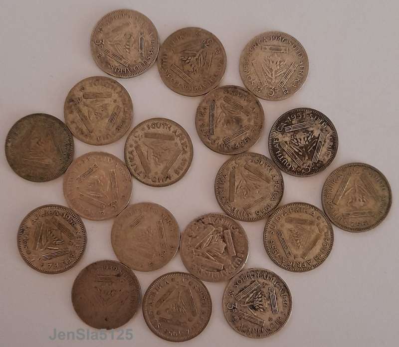 HUGE LOT OF 175 OLD SOUTH AFRICAN COINS, RHODESIA & BRITTISH COINS